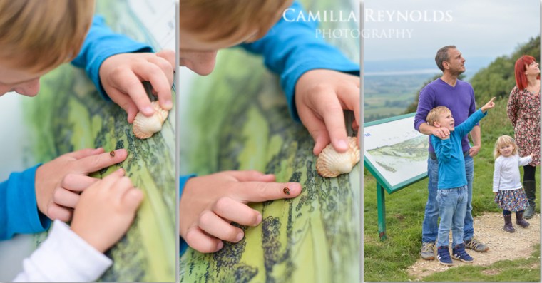 ladybird outdoor children photo shoot Cotswold photographers