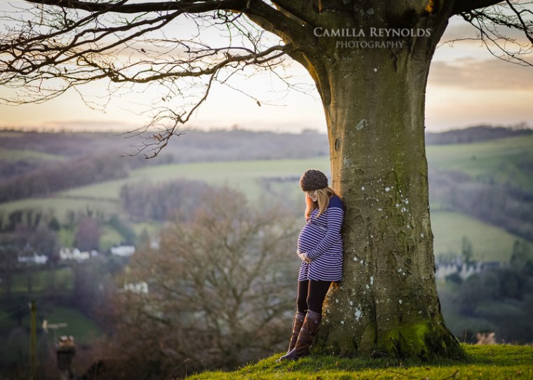 beautiful pregnancy photo shoot Gloucestershire Cotswolds 