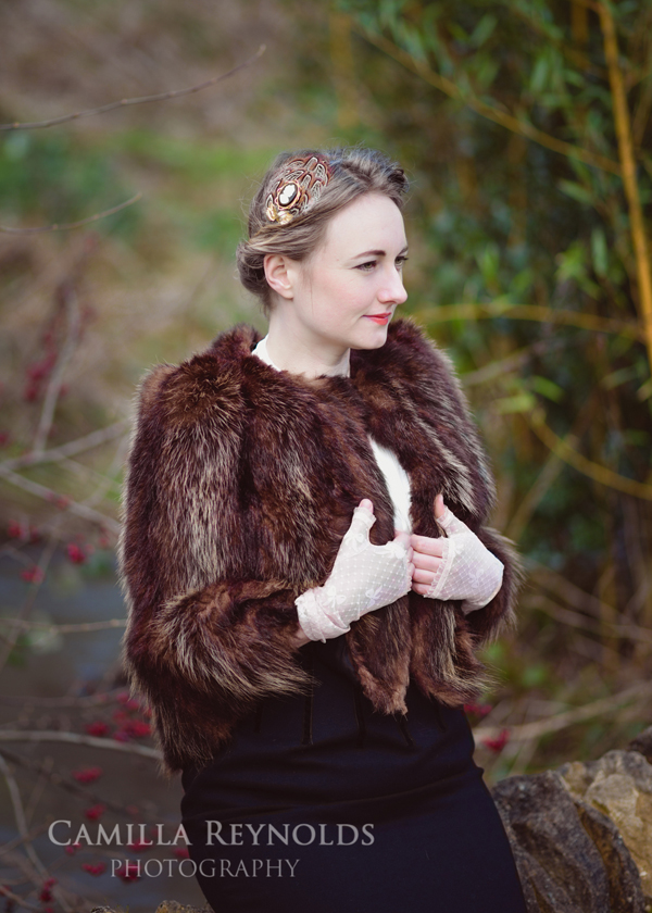 vintage wedding accessories Cotswold bride