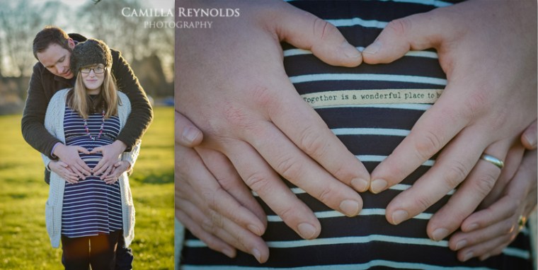 natural pregnancy couple photo shoot Cotswolds Gloucestershire