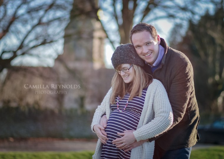 outdoor pregnancy photo shoot Cotswolds Gloucestershire photographer