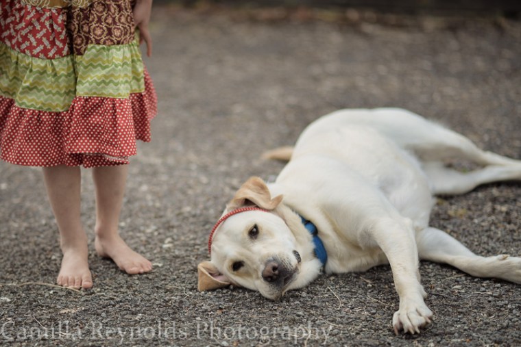 natural children photography Cotswolds girls and dog