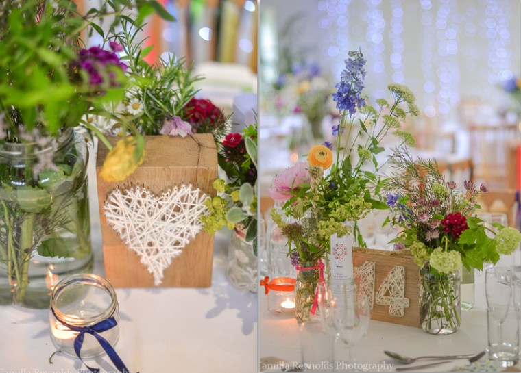 rustic table decor Matara  Cotswold wedding