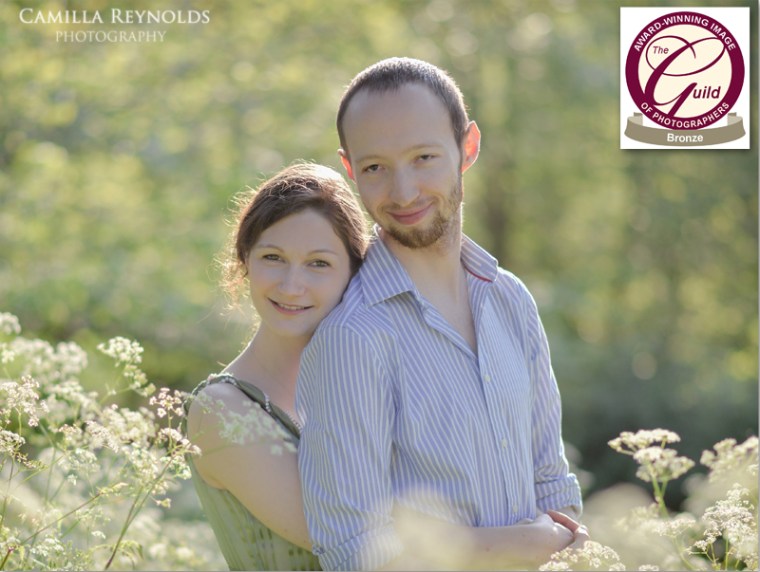 Cotswold wedding photoghraphers natural engagement photo shoot