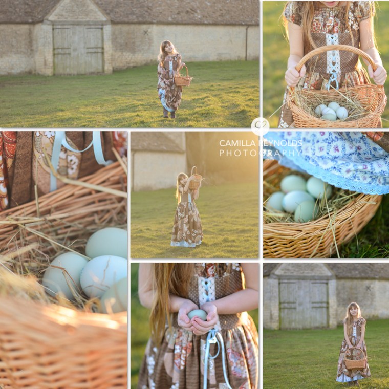 creative children photo shoot Gloucestershire Cotswolds easter