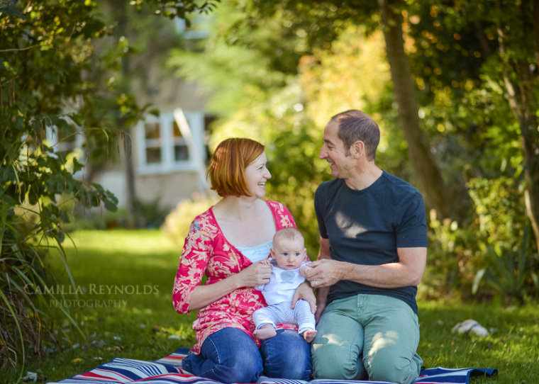 natural family photo session