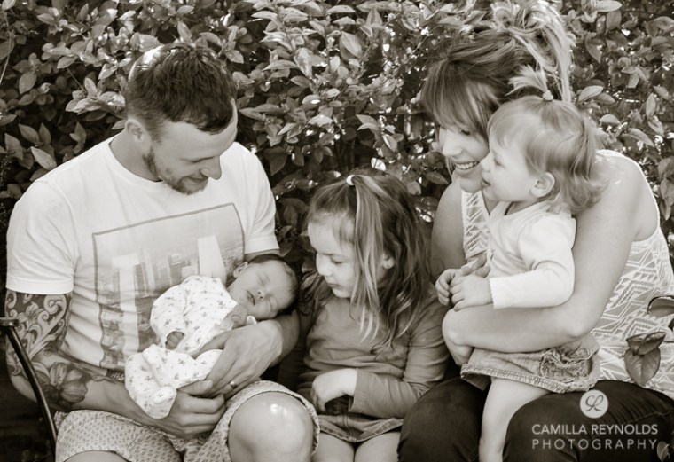 newborn baby photography Gloucestershire family photo shoot