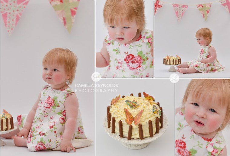 baby children photographer Gloucestershire cake smash