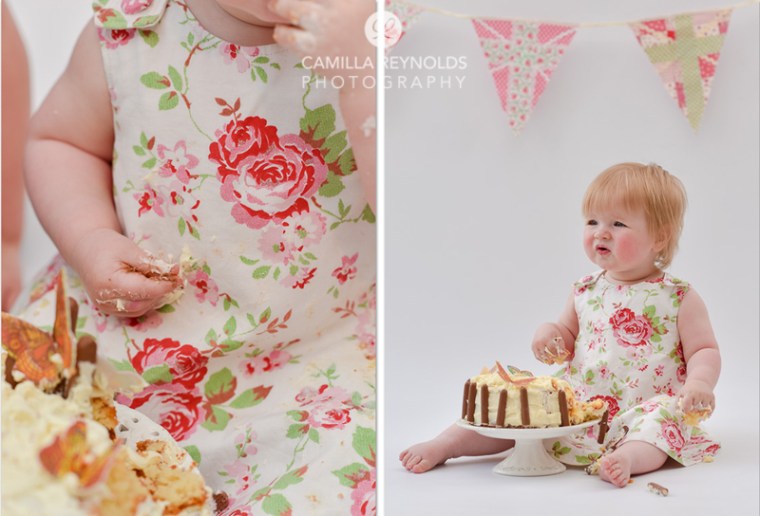 baby children photographer Gloucestershire cake smash