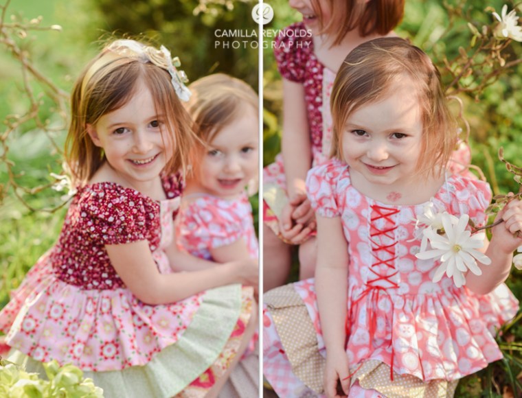 sisters natural children phoo shoot Gloucestershire Cotswolds