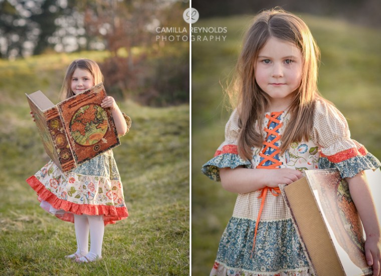 natural children photography girl book Cotswolds