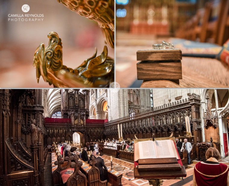 Gloucester Cathedral wedding rings Stroud photographer
