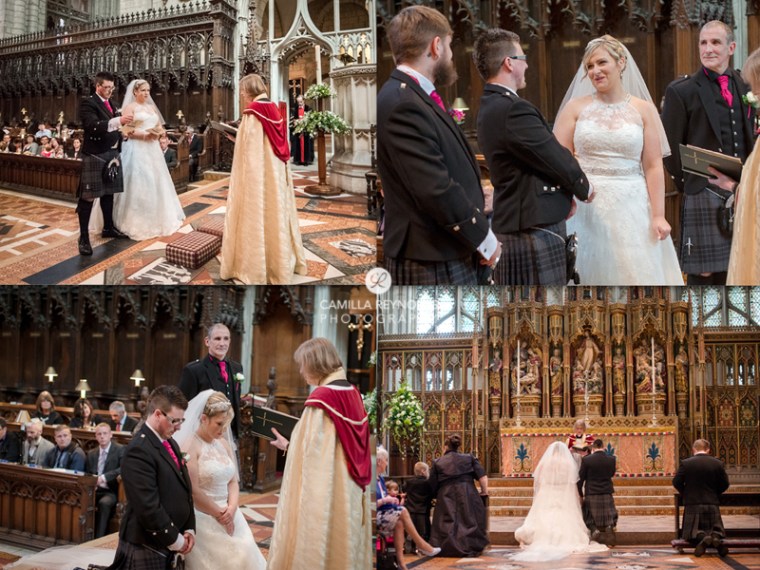 natural wedding photography Gloucester Cathedral 