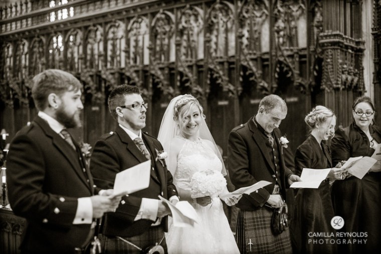 documentaryl wedding photography Gloucester Cathedral 