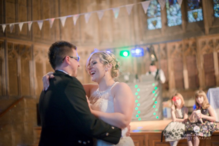 First dance gloucester cathedral natural wedding photography 