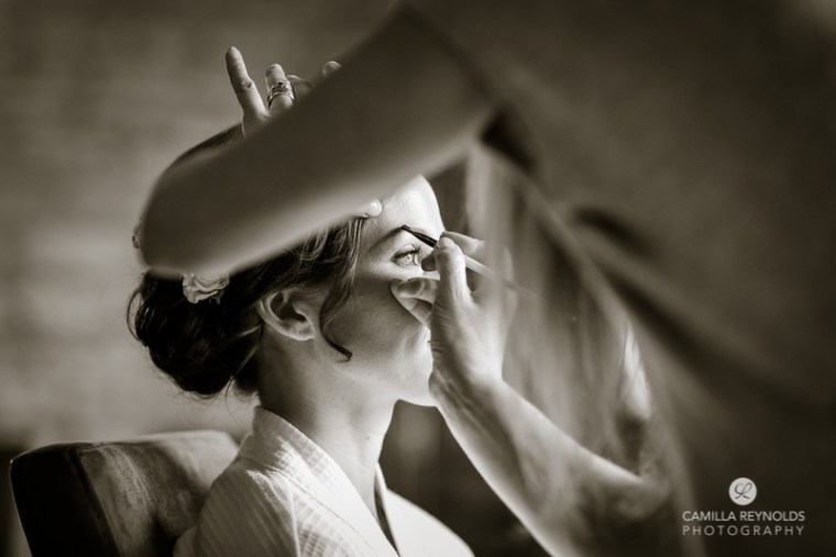 emily tarrant make up bride Cotswold natural wedding photographers