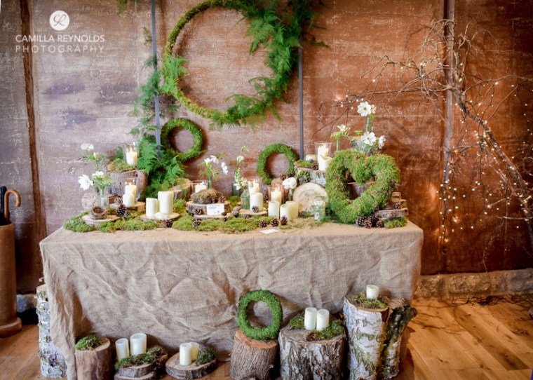 wood and moss wedding decor elmore court weddings photographers