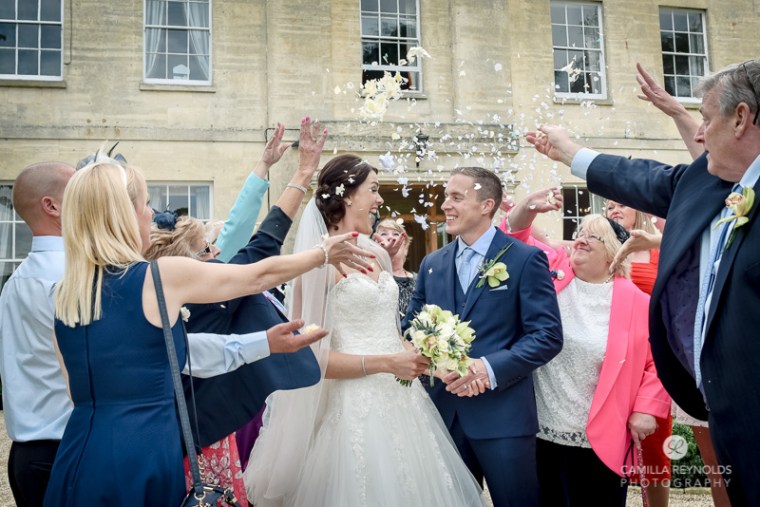 natural wedding photography Eastington park cotswolds