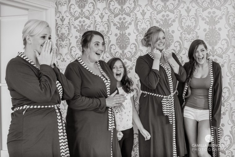 Bridesmaids Eastington park wedding Gloucestershire