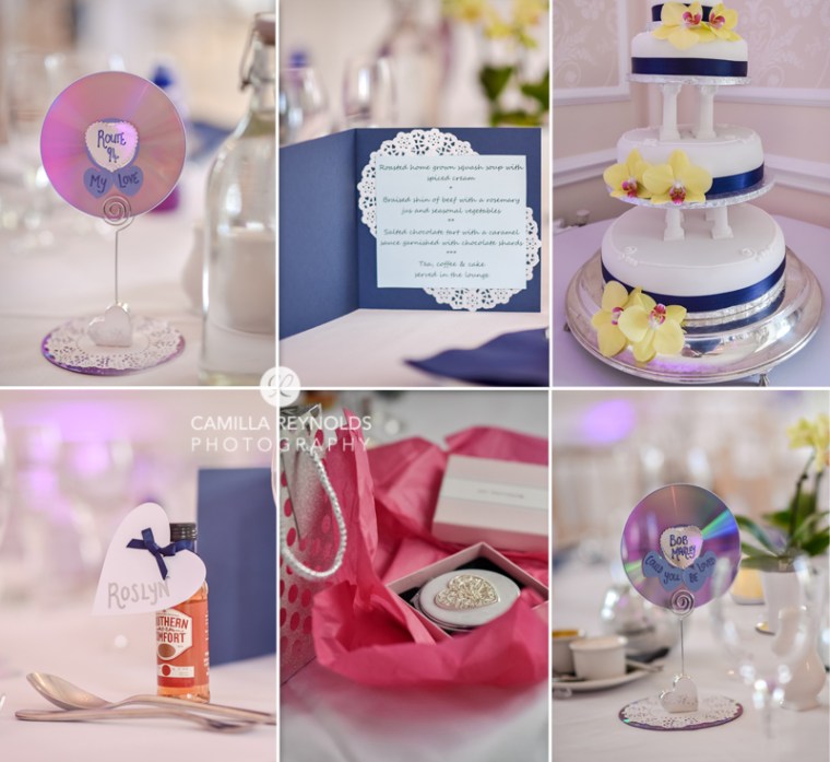 table decor Cotswold weddings Eastington park 