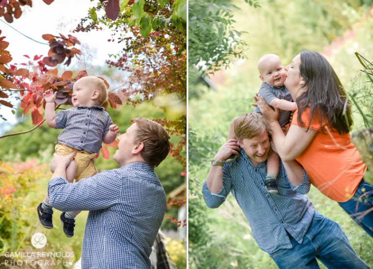 baby family photo shoot Gloucestershire