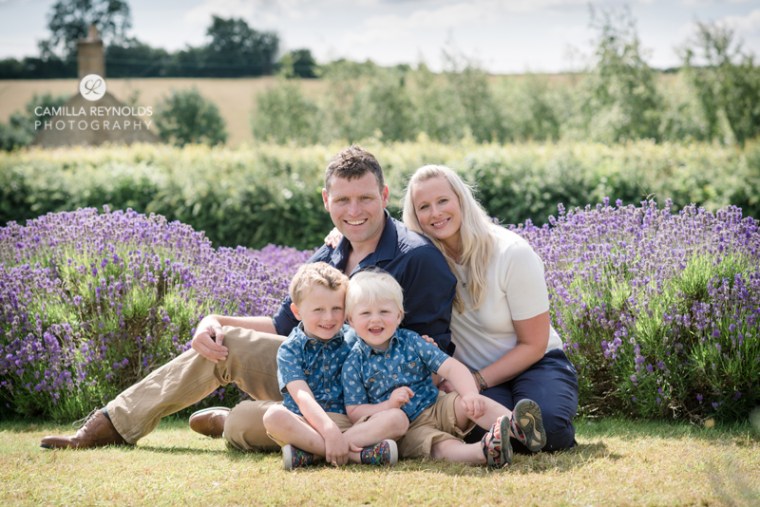 family photo shoot Cotswold lavender