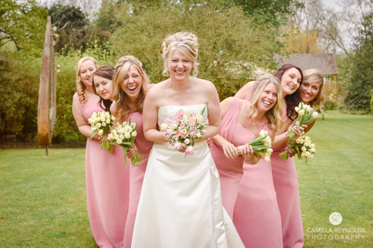 Egypt Mill wedding photography Cotswolds bride bridesmaids