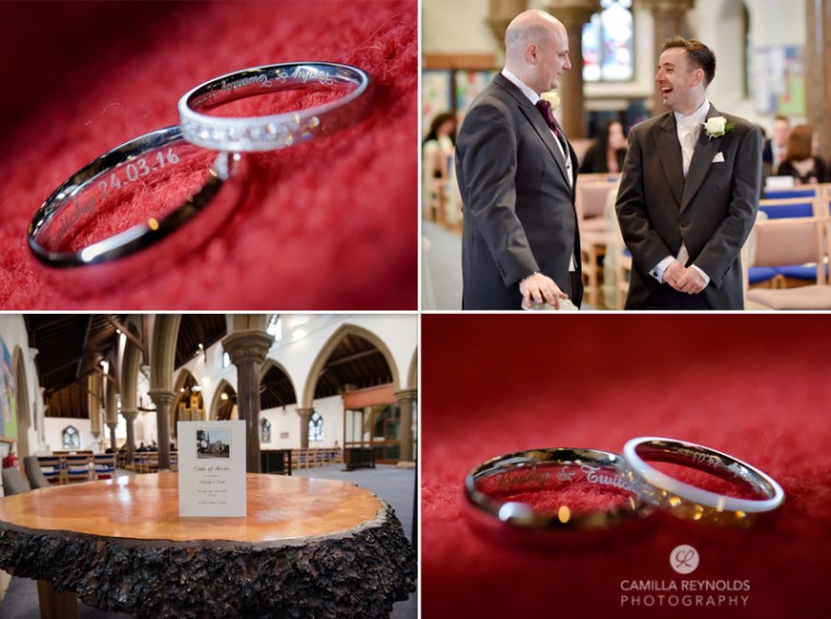 church wedding rings Cotswolds
