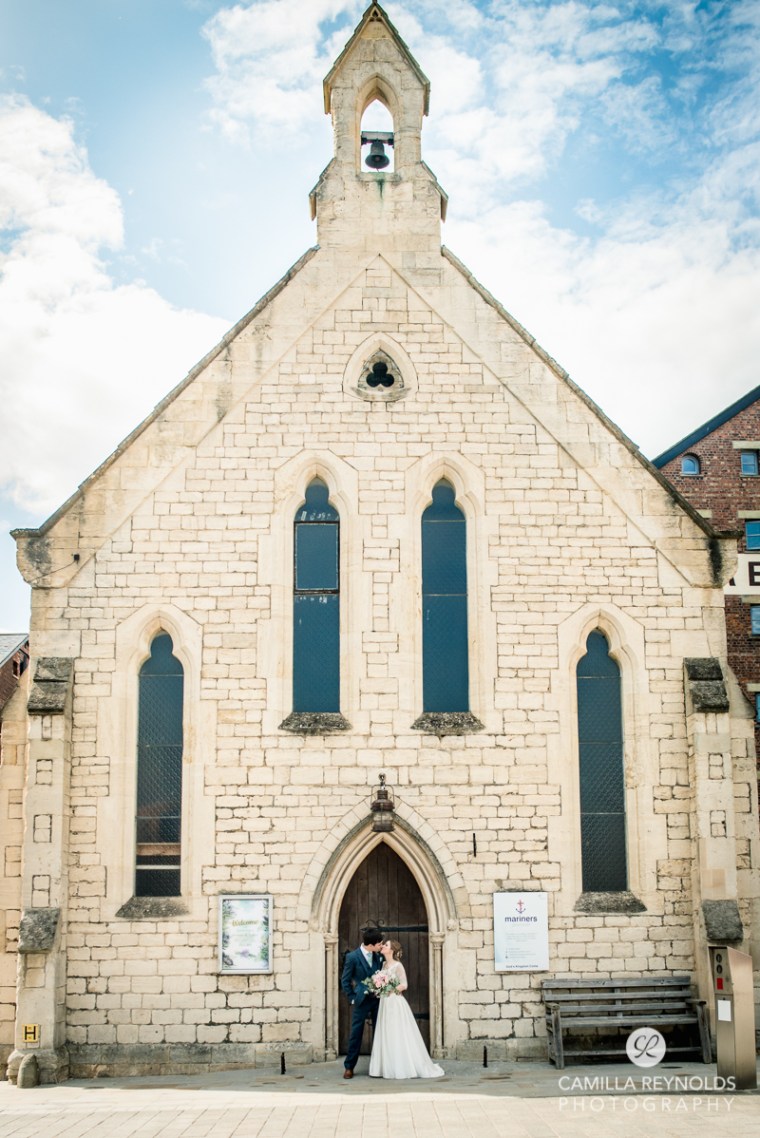 Gloucester docks wedding photography Mariners church (13)