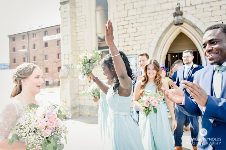 Gloucester docks wedding photography Mariners church (14)