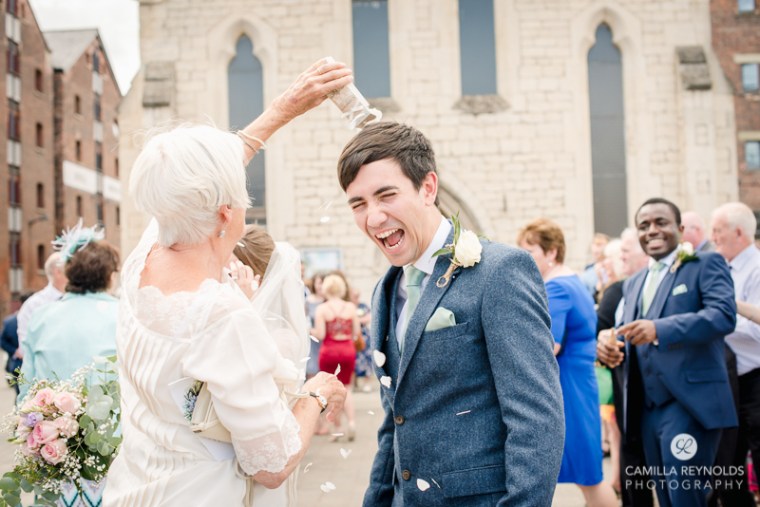 Gloucester docks wedding photography Mariners church (18)