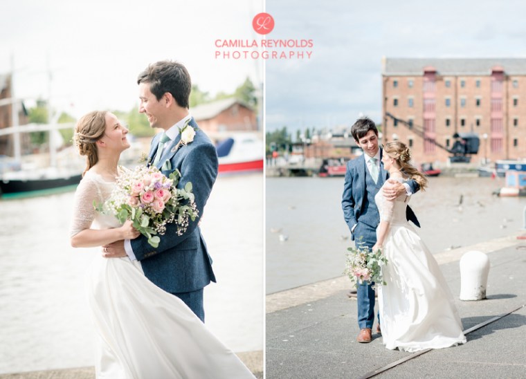 Gloucester docks wedding photography Mariners church (22)