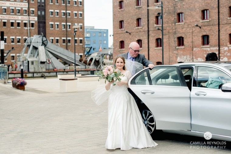 Gloucester docks wedding photography Mariners church (4)