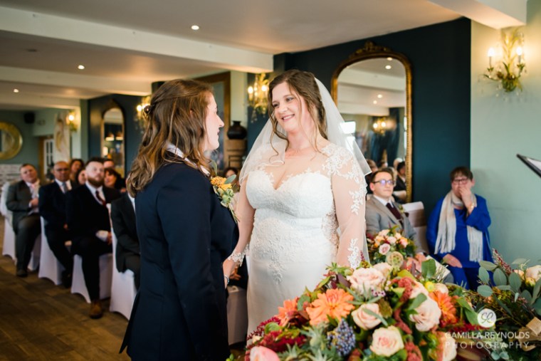 same sex lesbian wedding photography Cotswolds The Old Lodge (14)