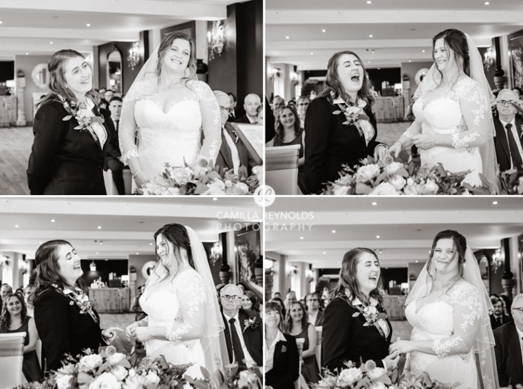 same sex lesbian wedding photography Cotswolds The Old Lodge (19)