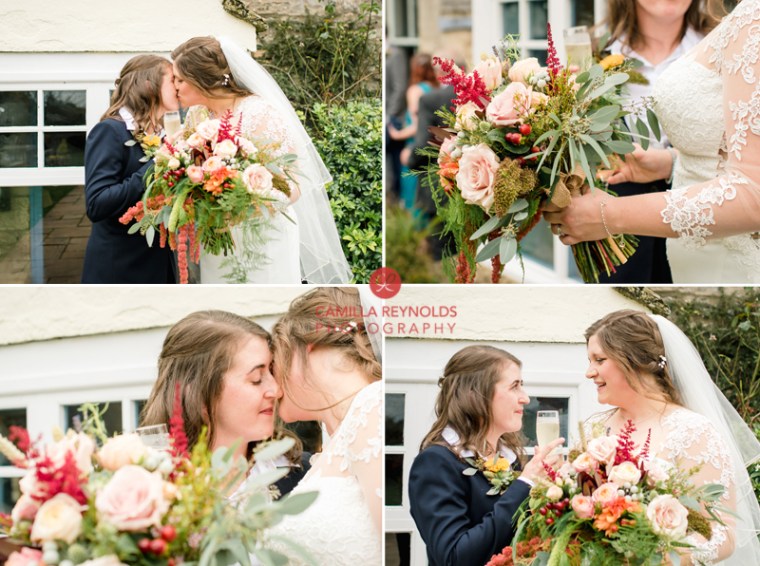 same sex lesbian wedding photography Cotswolds The Old Lodge (21)