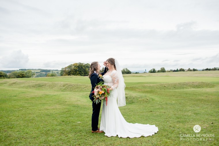same sex lesbian wedding photography Cotswolds The Old Lodge (30)