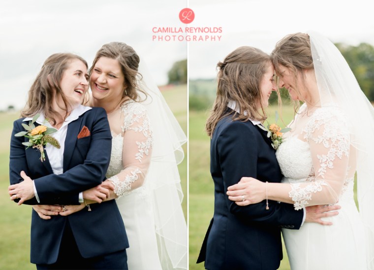 same sex lesbian wedding photography Cotswolds The Old Lodge (31)