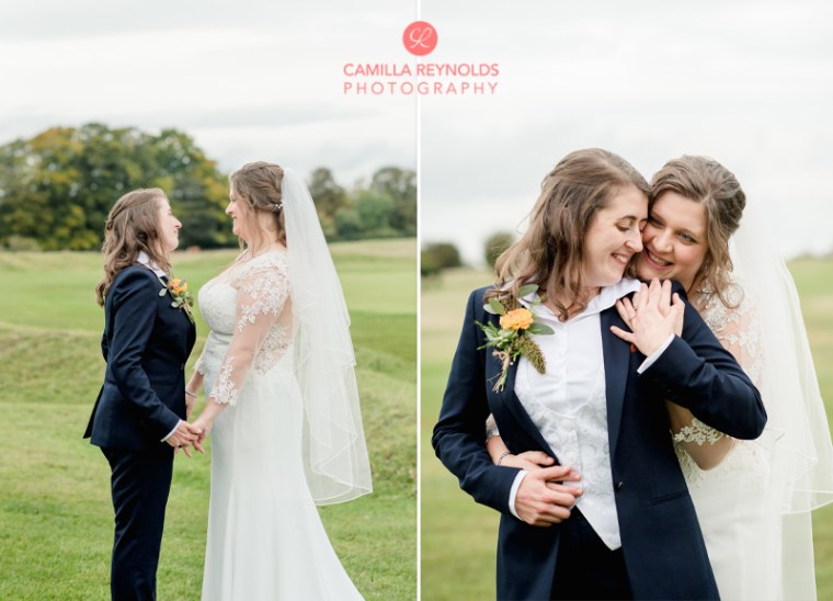 same sex lesbian wedding photography Cotswolds The Old Lodge (33)