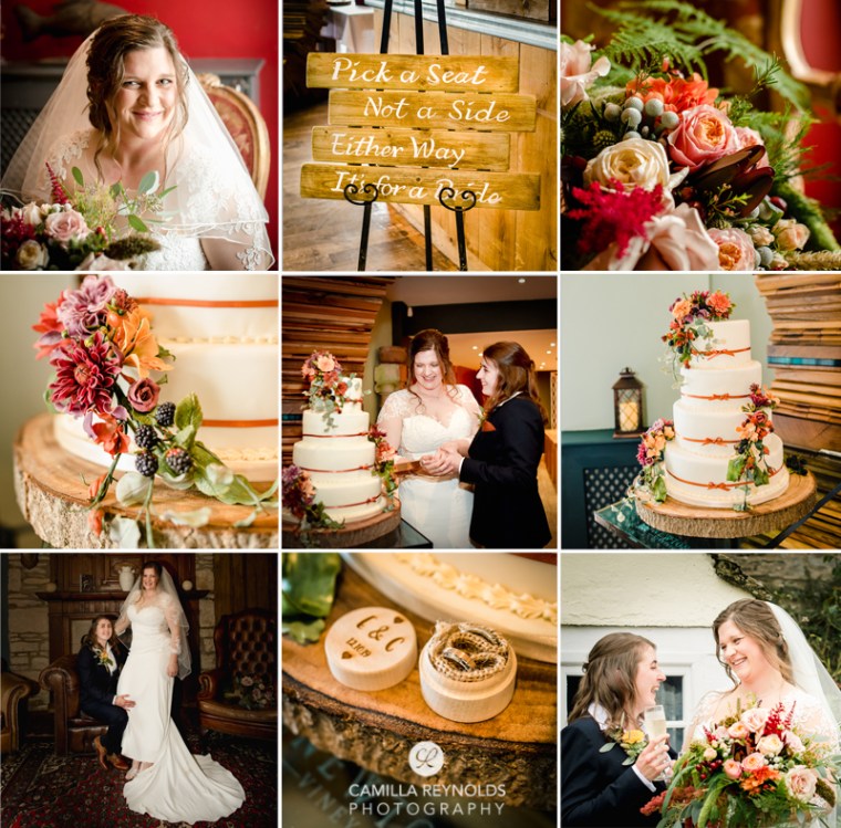 wedding same sex lesbian Cotswold