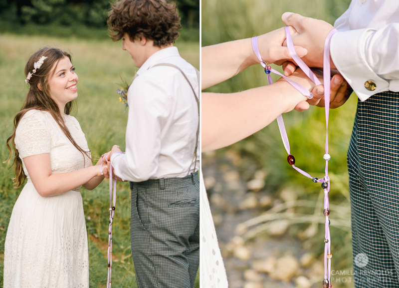 hand fasting wedding Cotswolds