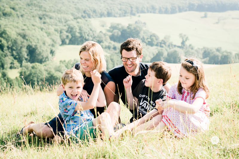 beautiful natural family photo shoot