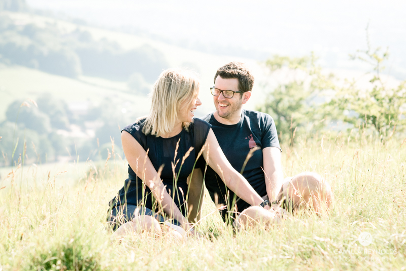 couple pregnancy photo session Cotwolds