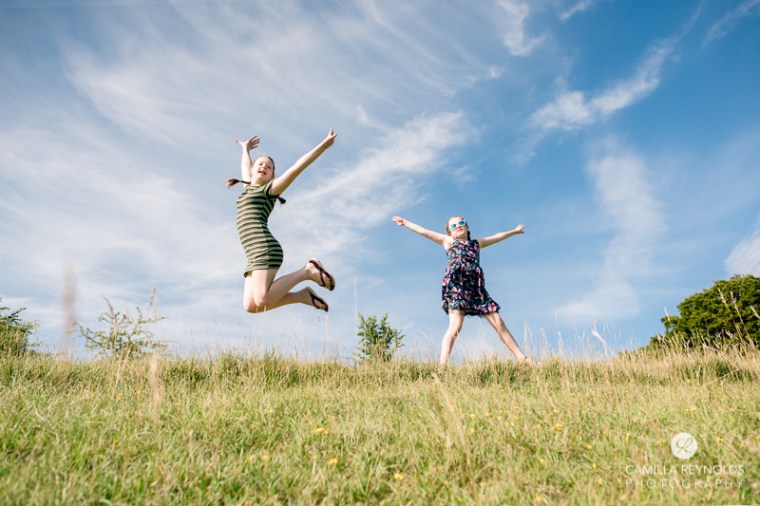 fun family photo shoot Cotswolds