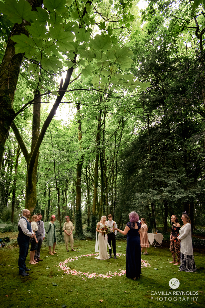 woodland wedding celebrant Cotwolds