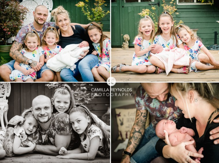 family new baby photo shoot Cotswolds