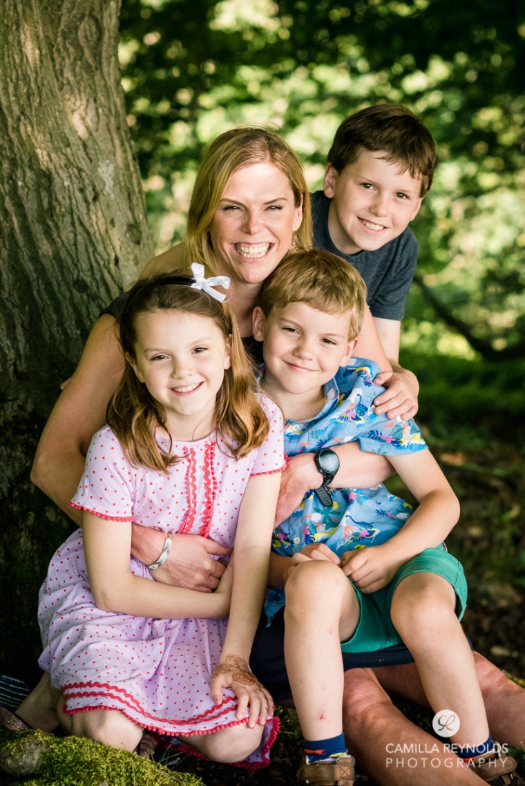 family photo shoot woods Stroud Gloucestershire