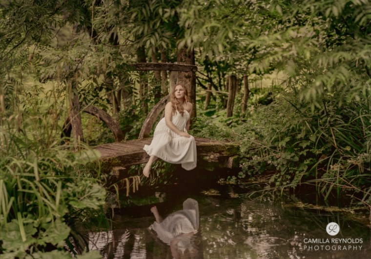 fine art photography girl bridge cotswold photographer