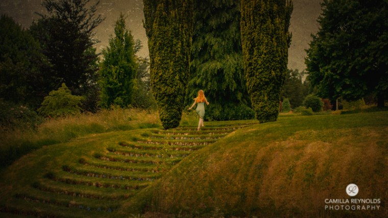 girl steps fairytale fine art photographer Cotswolds