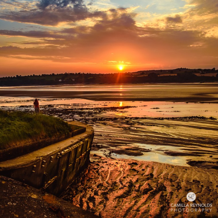 landscape sunset space photography purton hulks Gloucestershire
